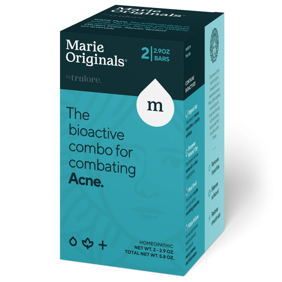 Acne Control SoapSkin Caremarieoriginals.com