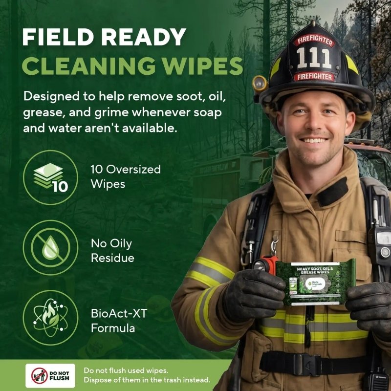 Heavy Soot, Oil, Grease & Poison Ivy Decon WipesMarie Originals