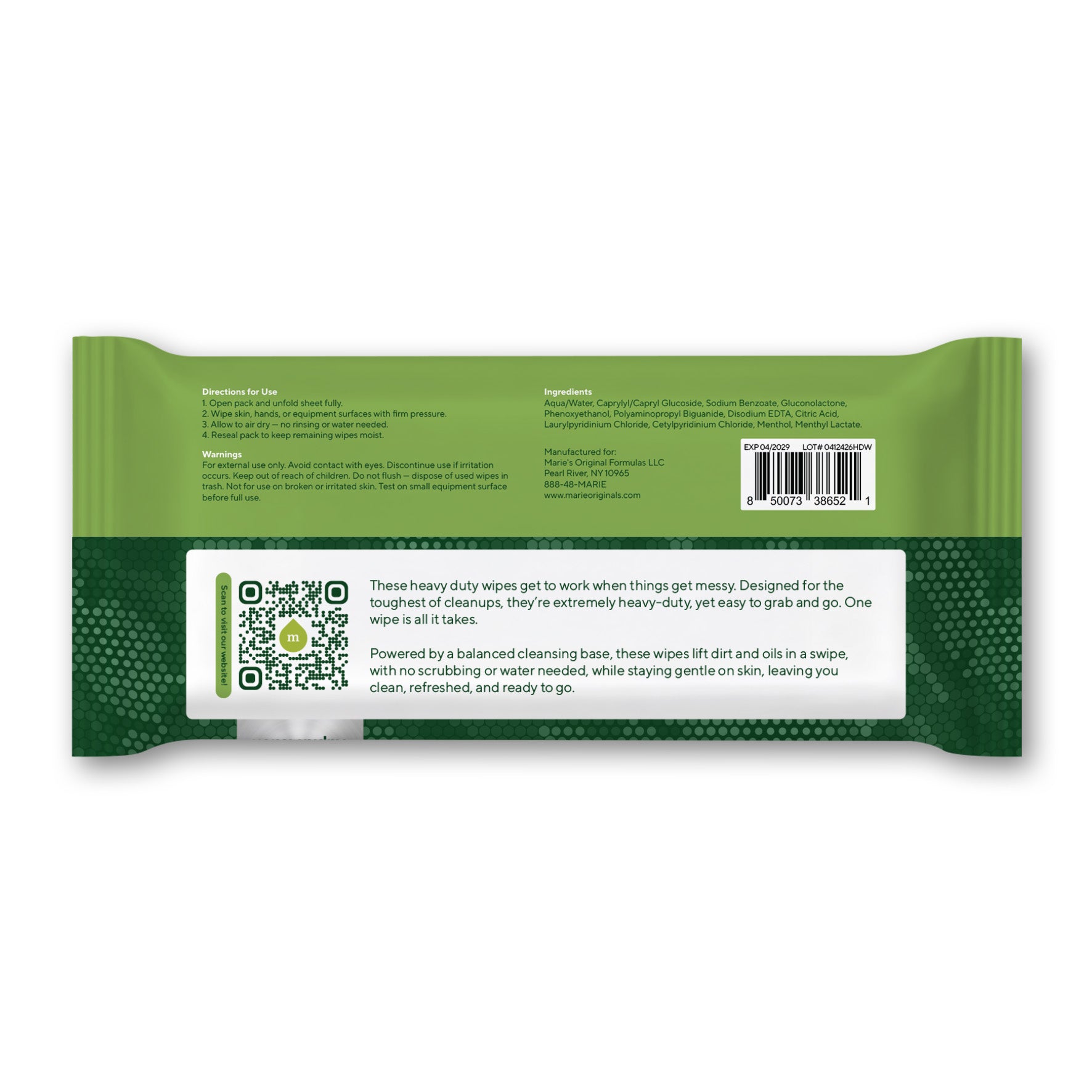Heavy Duty Outdoor Wipes