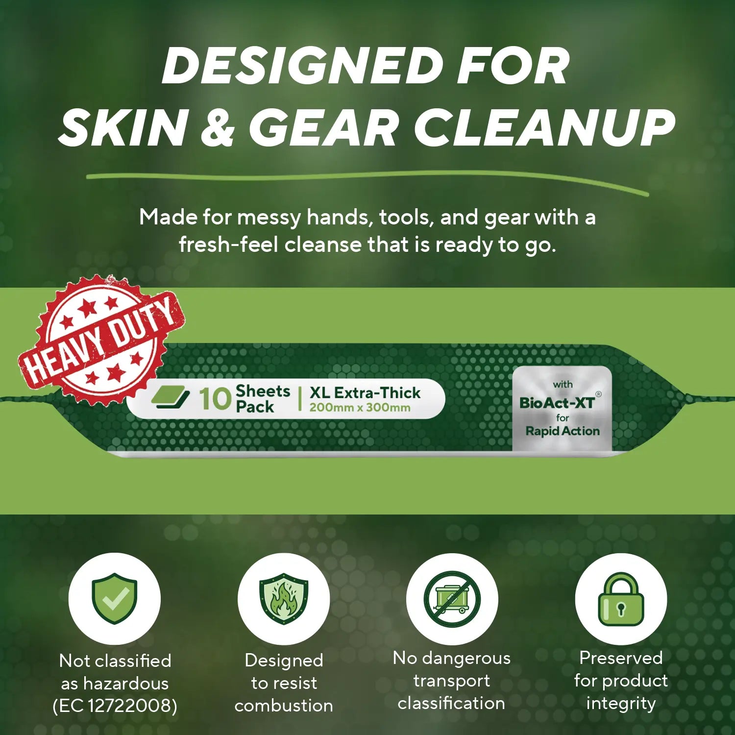 Heavy Duty Outdoor Wipes