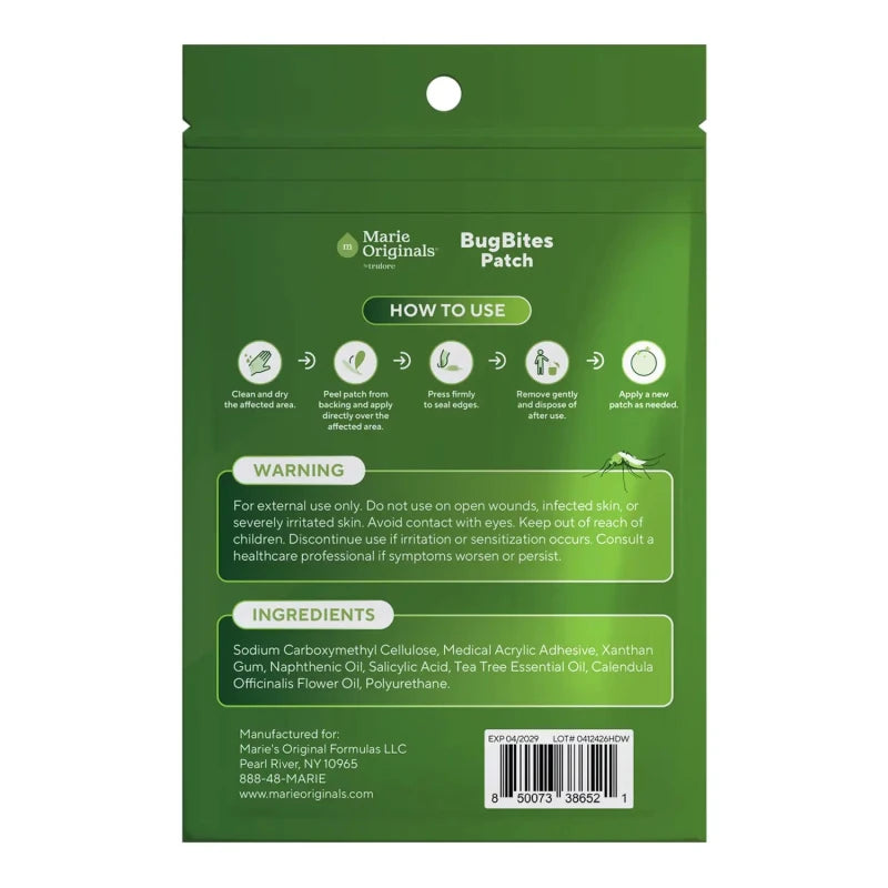 BugBites Patch, 36 Hydrocolloid Bug Bite Patches in 3 SizesHealth CareMarie Originals