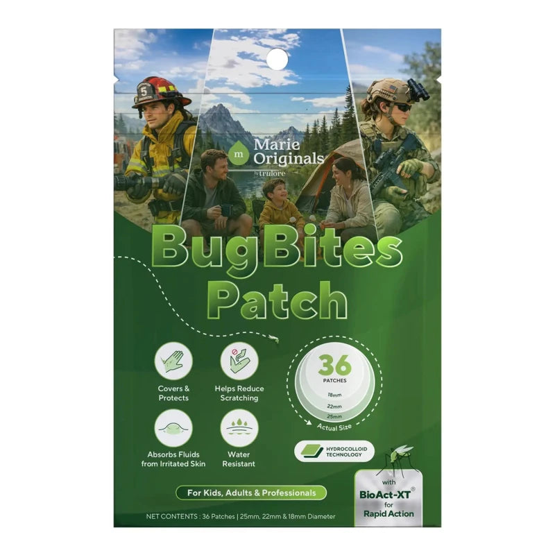 BugBites Patch, 36 Hydrocolloid Bug Bite Patches in 3 SizesHealth CareMarie Originals