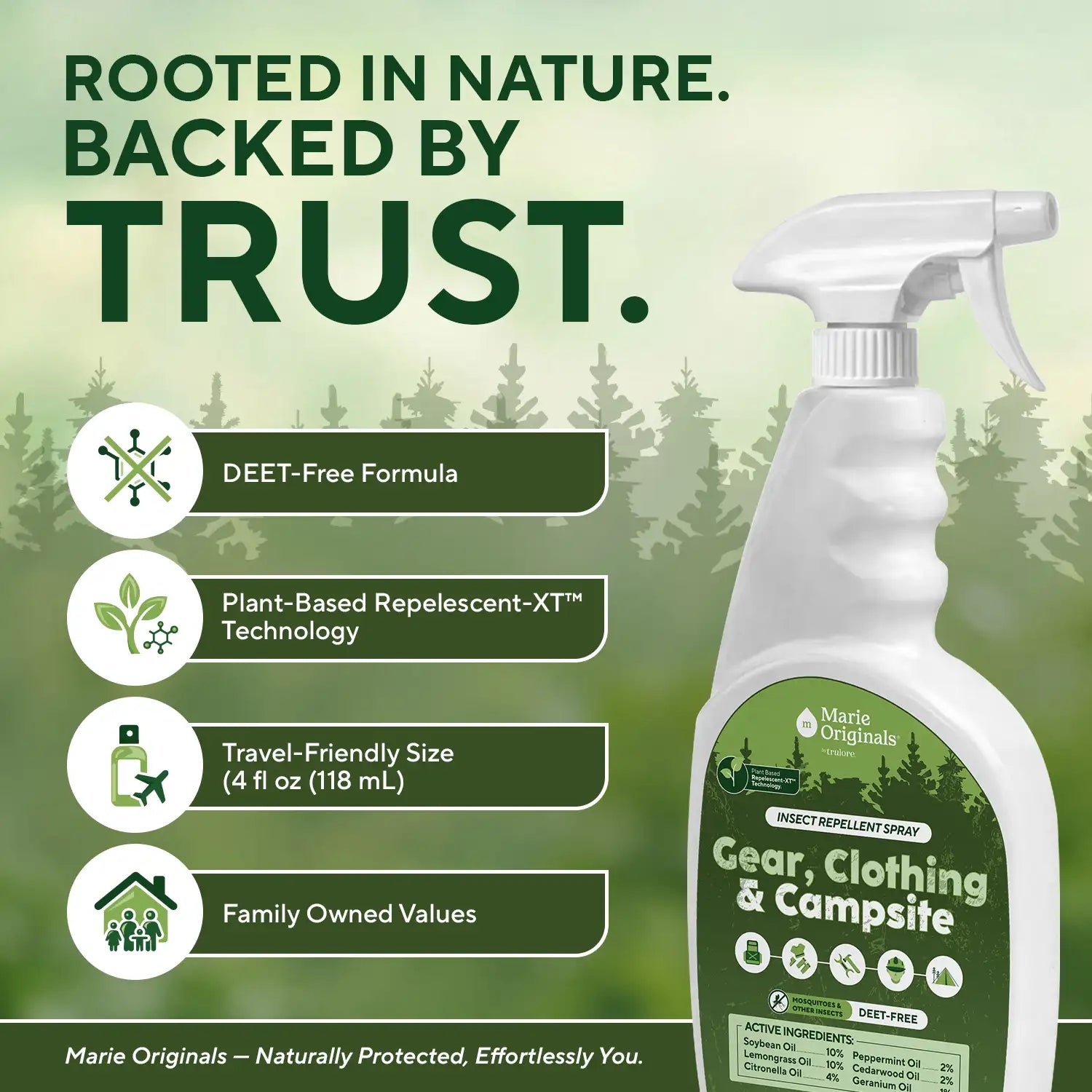 Gear, Clothing & Campsite Insect Repellent Spray 23oz