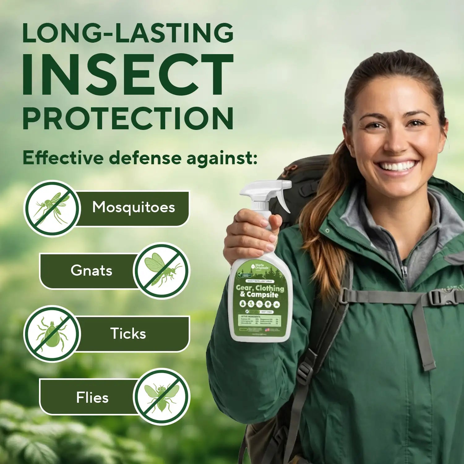 Gear, Clothing & Campsite Insect Repellent Spray 23oz