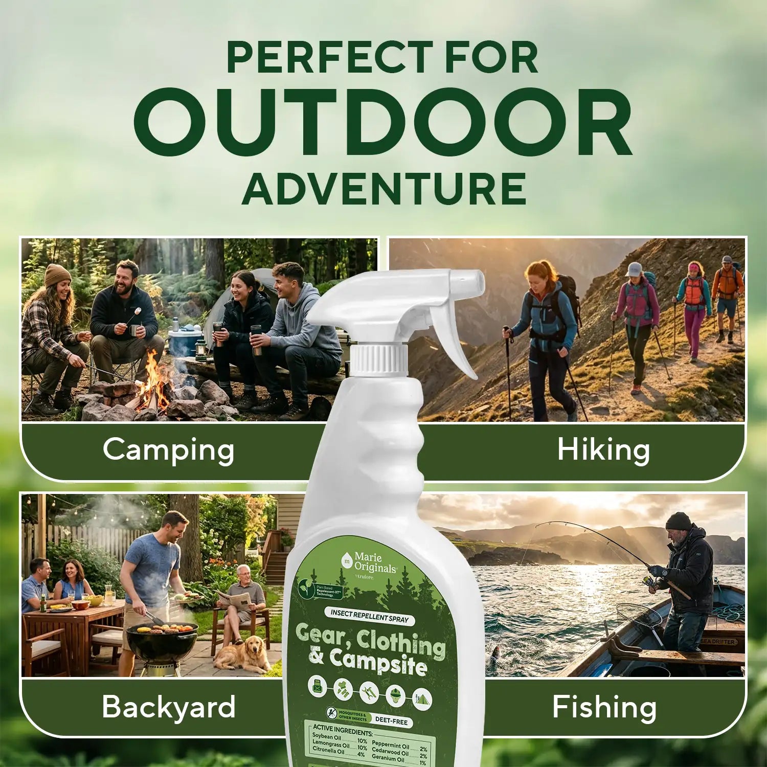 Gear, Clothing & Campsite Insect Repellent Spray 23oz